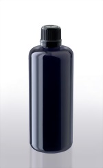 Violettglasflasche mit Orginalitts-Schraubverschluss 100 ml