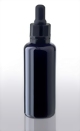 Violettglasflasche mit Pipettenmontur 50 ml