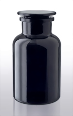 Apotheker Violettglasflasche mit Verschluss 1000 ml