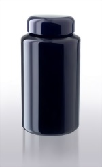 Violett-Weithalsglas mit Deckel 500 ml
